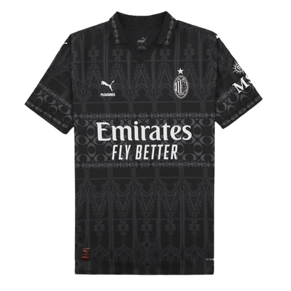 fourth maglie calcio ac milan 2023 2024 thailandia nero